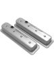 Holley Valve Cover Centrebolt Stock Cast Raw Baffled Chevrolet SB Pair