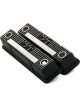 Holley Valve Covers M/T Tall Cast Black Wrinkle Finish Finned Chevy SB