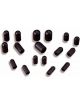Holley Vacuum Caps, Rubber, Assortment, Set of 17