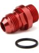 Holley Fuel Bowl Fitting Red -8 AM Male O-Ring to -8 AN Male Ultra