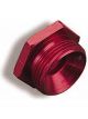 Holley Fitting Fuel Bowl Inlet Plug Male Red 7/8-20