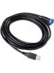 Holley Interconnect Cable EFI System USB Single Male Ends 180 in. Leng