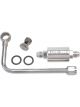 Edelbrock Fuel Line Chrome Thunder & Performer Filter -6 An Male Inlet Kit