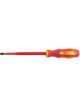Draper Tools Ergo Plus Slimline Plain Slot VDE Screwdriver 6.5mm X 150mm