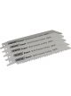 Draper Tools 150mm 5/8Tpi Hss Reciprocating Multi Purpose Saw Blades 5Pc