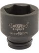 Draper Tools Expert 48mm 3/4 Square Drive Hi-Torq 6 Point Impact Socket