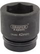 Draper Tools Expert 42mm 1 Square Drive Hi-Torq 6 Point Impact Socket