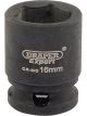 Draper Tools Expert 16mm 3/8 Square Drive Hi-Torq 6 Point Impact Socket