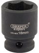 Draper Tools Expert 18mm 3/8 Square Drive Hi-Torq 6 Point Impact Socket