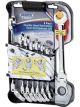 Draper Tools Metric Spanner Set W/ Flexible Head & Double Ratcheting 8Pcs
