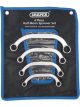Draper Tools Half Moon Obstruction Ring Spanner Set 4 Piece