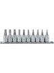 Draper Tools 3/8 Sq. Dr. TX-Star Plus Socket Bit Set 10 Piece