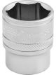 Draper Tools 3/8 Square Drive 6 Point Metric Socket 19mm