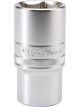 Draper Tools 1/2 Square Drive 6 Point Metric Deep Socket 30mm