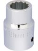 Draper Tools 3/4 Square Drive 12 Point Socket 19mm
