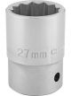 Draper Tools 3/4 Square Drive 12 Point Socket 27mm