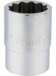 Draper Tools 3/4 Square Drive 12 Point Socket 28mm