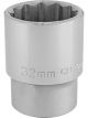 Draper Tools 3/4 Square Drive 12 Point Socket 32mm