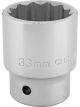 Draper Tools 3/4 Square Drive 12 Point Socket 33mm