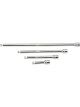 Draper Tools 1/4 Square DR.Satin Chrome Wobble Extension Bar Set 4 Pcs