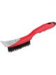 Draper Tools 250mm 4 Row Wire Scratch Brush With Scraper