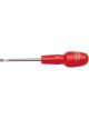 Draper Tools 5mmX75mm Plain Slot Flared Tip Cabinet Pattern Screwdriver
