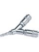 Draper Tools Pcl Twin Standard Coupling 2 x Male & 1 x Tailpiece