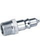 Draper Tools 1/2 Male Thread Air Line Screw Adaptor Connectors Pack Of 2