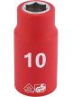 Draper Tools 3/8 Sq. Dr. Fully Insulated VDE Socket 10mm