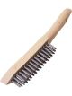 Draper Tools Heavy Duty 4 Row Wire Scratch Brush 310mm