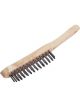 Draper Tools 4 Row Wire Scratch Brush 290mm