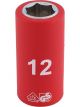 Draper Tools 3/8 Sq. Dr. Fully Insulated VDE Socket 12mm