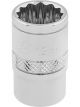 Draper Tools 3/8 Square Drive Hi-Torq 12 Point Socket 12mm
