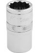 Draper Tools 1/2 Square Drive Hi-Torq 12 Point Socket 15mm