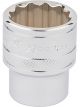 Draper Tools 1/2 Square Drive Hi-Torq 12 Point Socket 23mm
