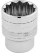 Draper Tools 1/2 Square Drive Hi-Torq 12 Point Socket 27mm
