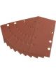 Draper Tools Ten 90 X 187mm 120 Grit Aluminium Oxide Sanding Sheets
