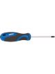 Draper Tools No.1 X 75mm PZ Type Screwdriver With Soft Grip Handles