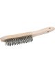Draper Tools Stainless Steel 4 Row Wire Scratch Brush 310mm