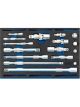 Draper Tools Extension Bar Universal Joints & Socket Convertor Set 16Pcs