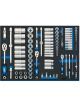 Draper Tools 1/4 3/8 & 1/2 Socket Set Full+ Drawer Eva Insert Tray 96Pcs