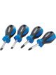 Draper Tools Stubby Screwdriver Set 4 Piece