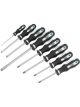 Draper Tools Soft Grip Screwdriver Set 8 Piece