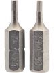 Draper Tools 2mm 1/4 Hex. Hexagonal Insert Bit 25mm Long X 2