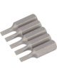 Draper Tools 3mm 1/4 Hex. Plain Slot Insert Bit 25mm Long X 5