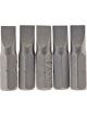Draper Tools 6mm 1/4 Hex. Plain Slot Insert Bit 25mm Long X 5
