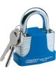 Draper Tools 40mm Padlock & 2 Keys W/ Hardened Steel Shackle & Bumper
