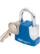Draper Tools 44mm Padlock & 2 Keys W/ Hardened Steel Shackle & Bumper