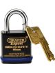 Draper Tools 46mm Padlock & 2 Keys Super Tough Molybdenum Steel Shackle