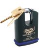Draper Tools Expert 50mm HD Padlock & 2 Keys With Shrouded Shackle